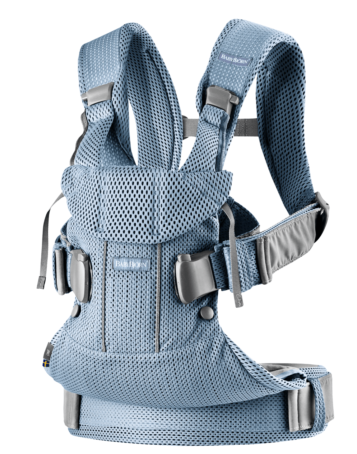 MOCHILA PORTABEBE MINI BABYBJORN MESH AZUL MARINO