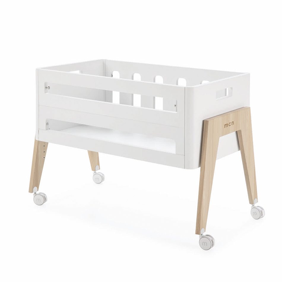 Minicuna colecho evolutiva Lulu Blanco- Madera • Maman Bébé