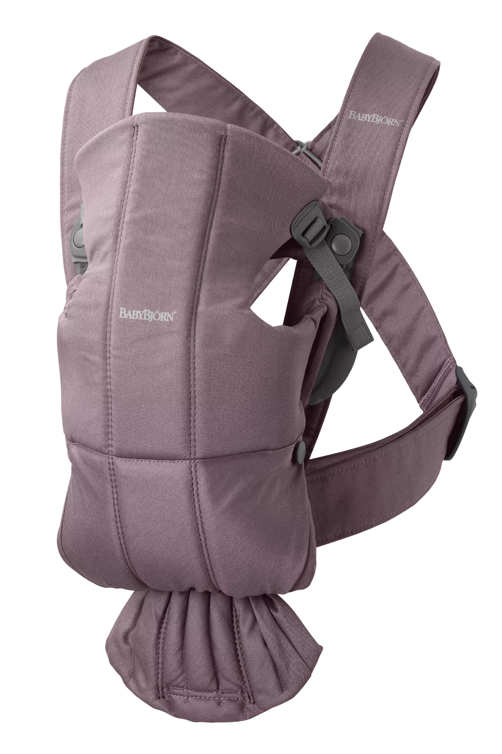 Mochila porta bebe gris oscuro