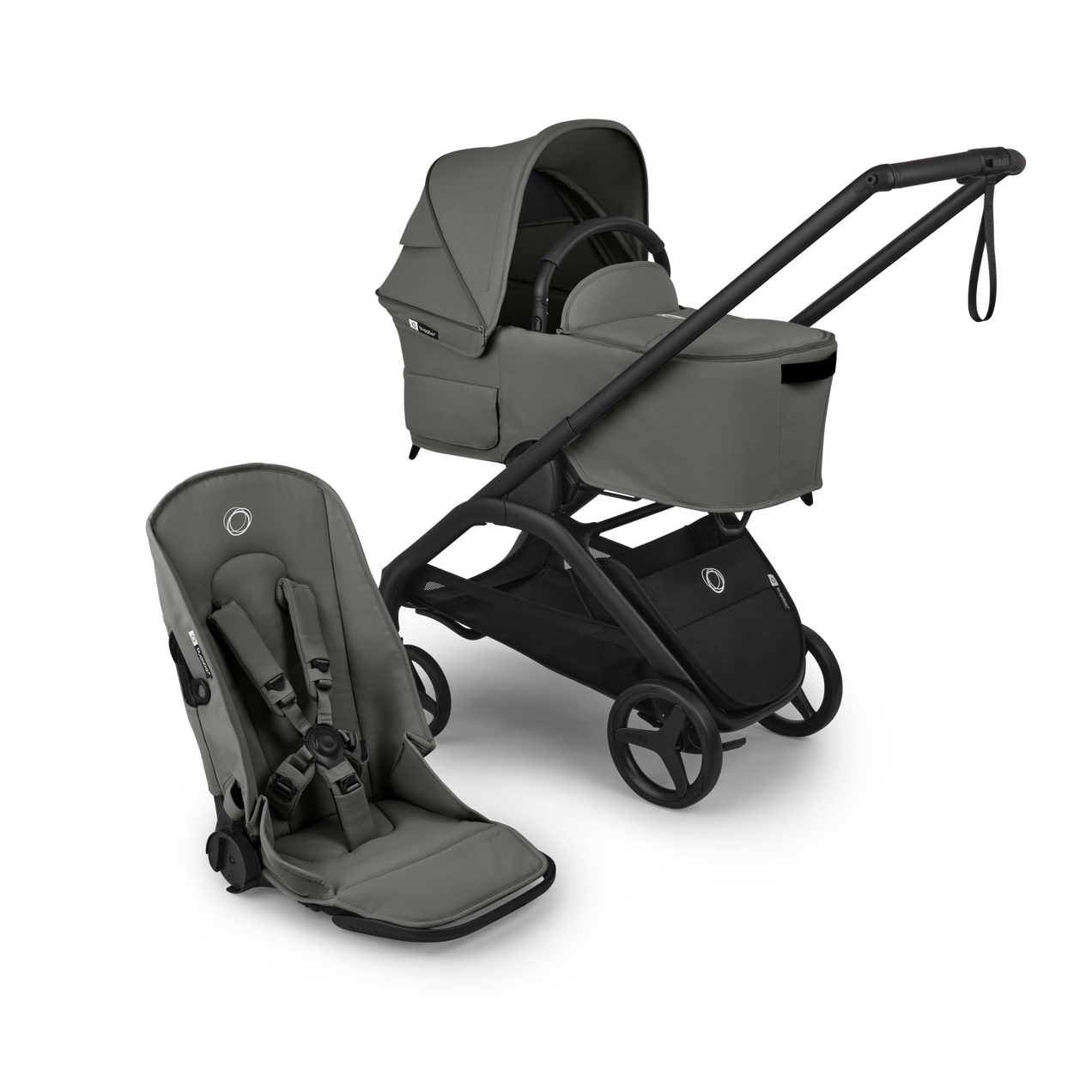 Bugaboo-Dragonfly-plus-2-in-1-stroller-black-base-forest-green-fabrics-forest-green-sun-canopy-x-PV008118-01